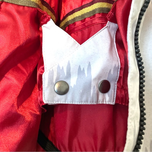 L.A.M.B. x Burton Misfit Bomber Snowboarding Jacket Silver White Snow Leopard - Picture 6 of 16